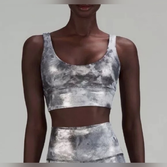 Lululemon Align Bra Shine Light Support A/B Cup Diamond Dye Reversible Size 2 - Picture 10 of 16